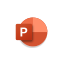 MS office powerpoint app icon